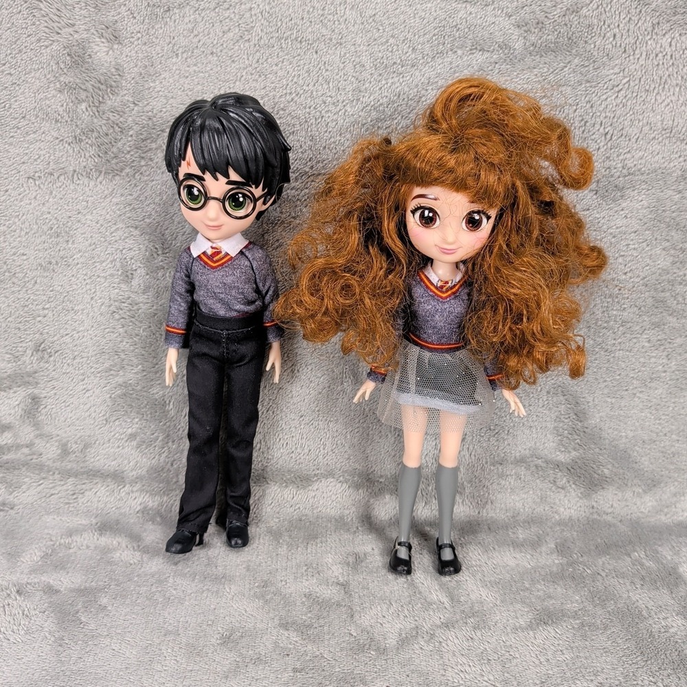 Harry Potter and Hermione Granger Dolls Spin Master Wizarding World